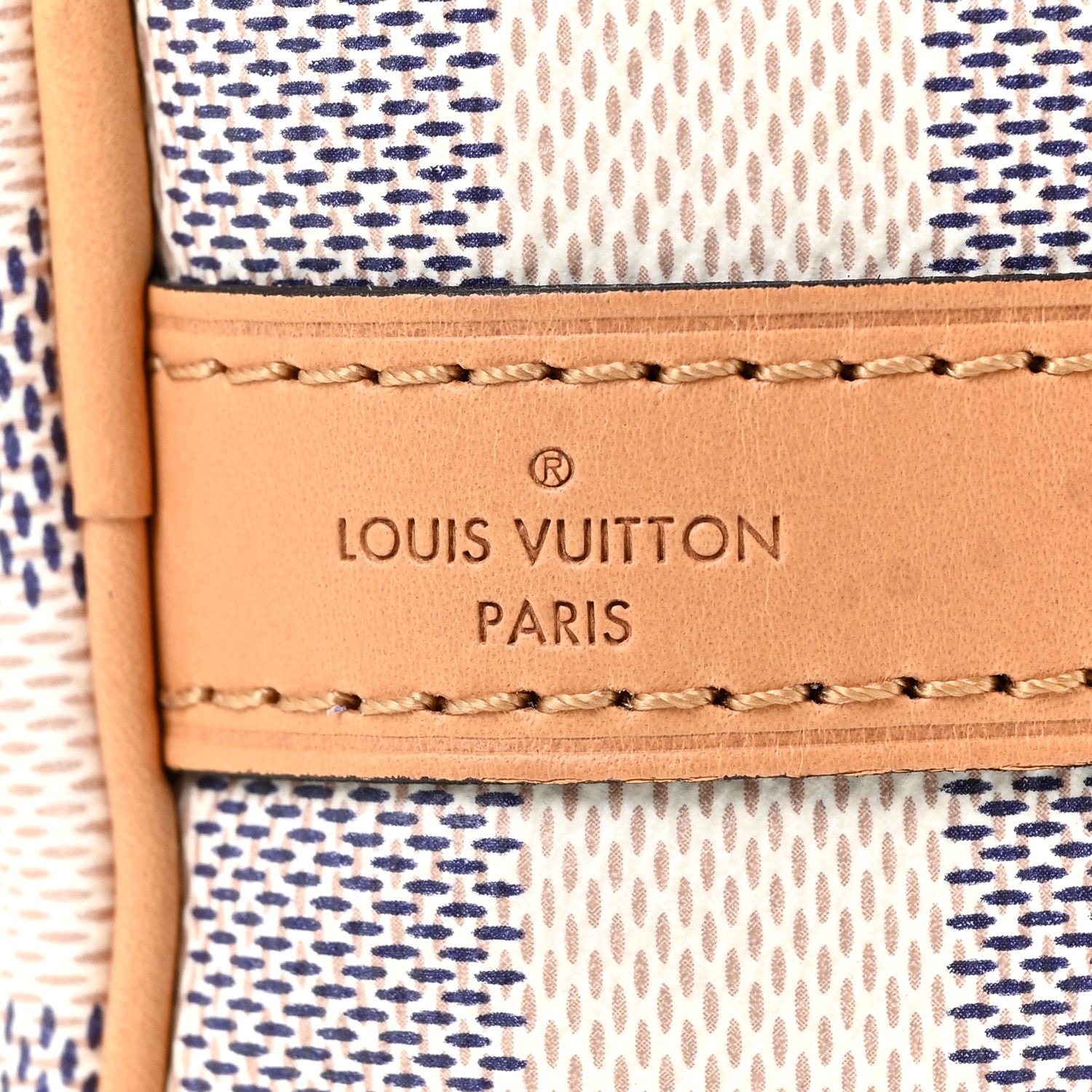 Louis Vuitton Damier Azur Braided Speedy Bandouliere 30 Blue 6 of 11