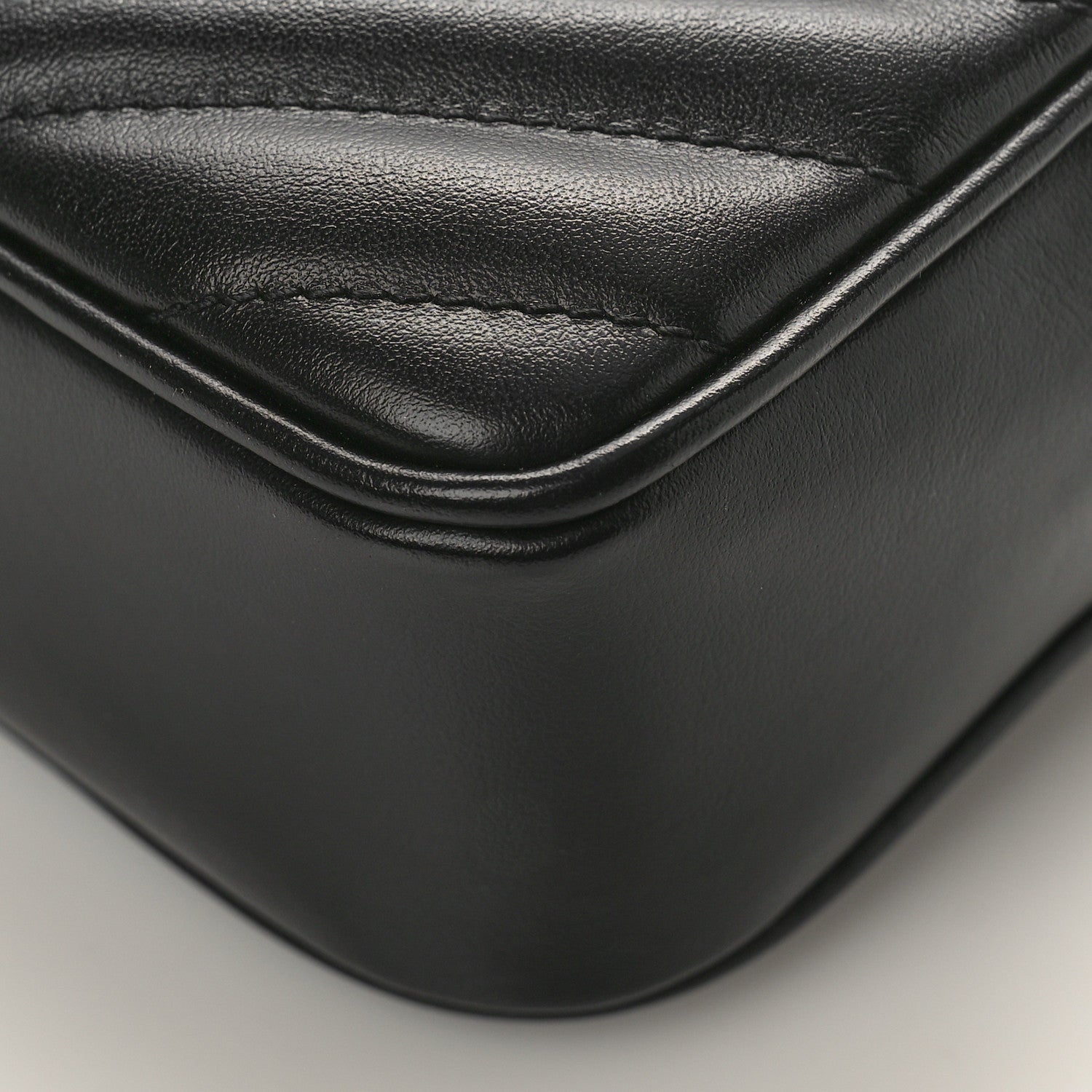 Saint Laurent Calfskin Matelasse Monogram Lou Belt Bag Black 7 of 7