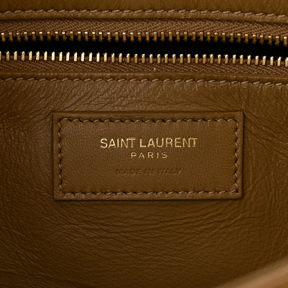 Saint Laurent Suede Calfskin Le 5 A 7 Hobo Beige 6 of 12