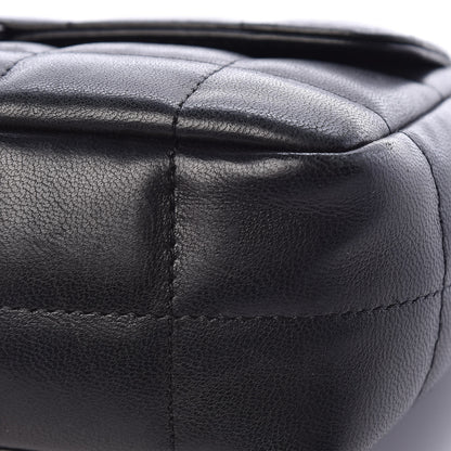 Chanel Lambskin Quilted Mini Chocolate Bar Camellia Flap Black 12 of 23