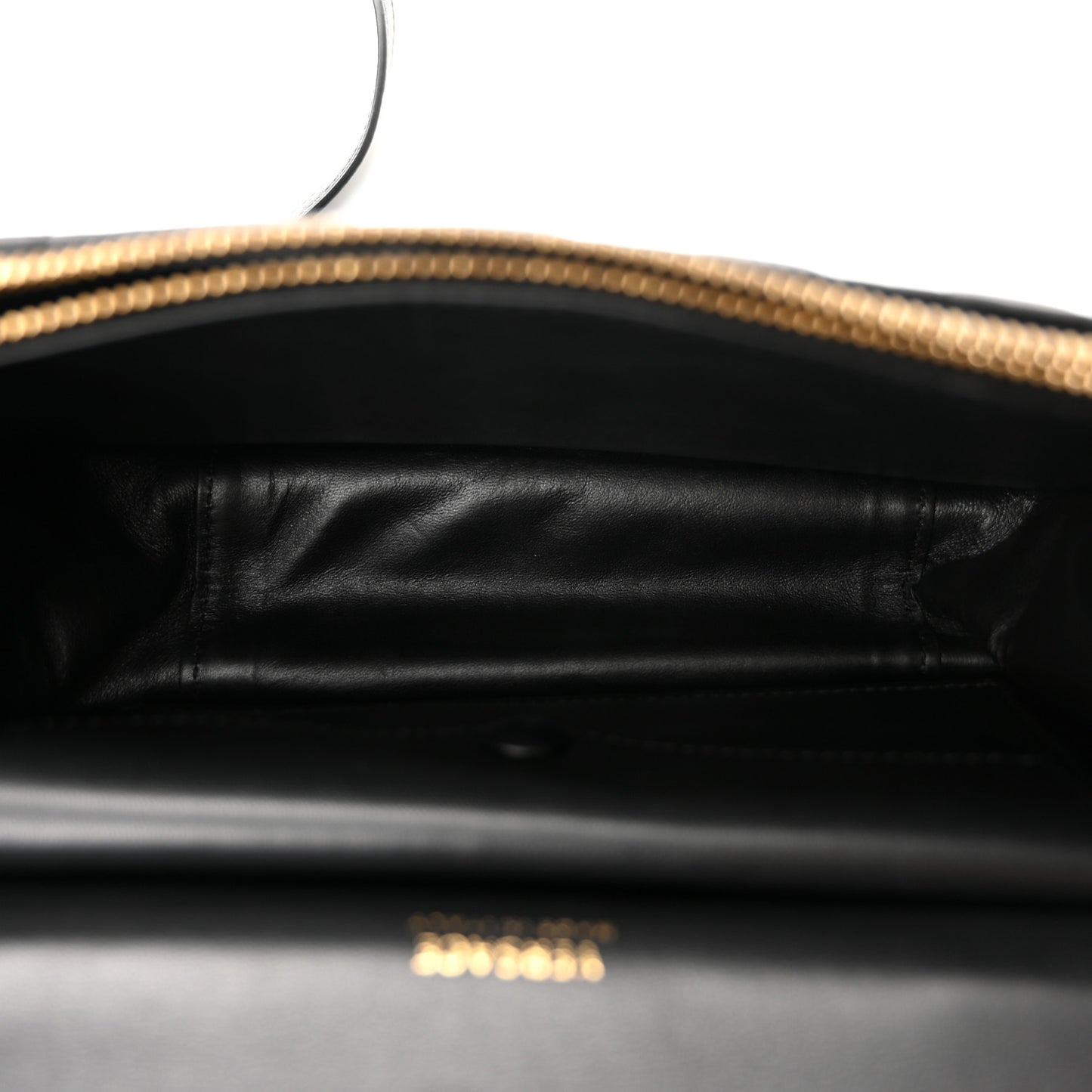 Nappa Quilted Virtus Top Handle Shoulder Bag Black