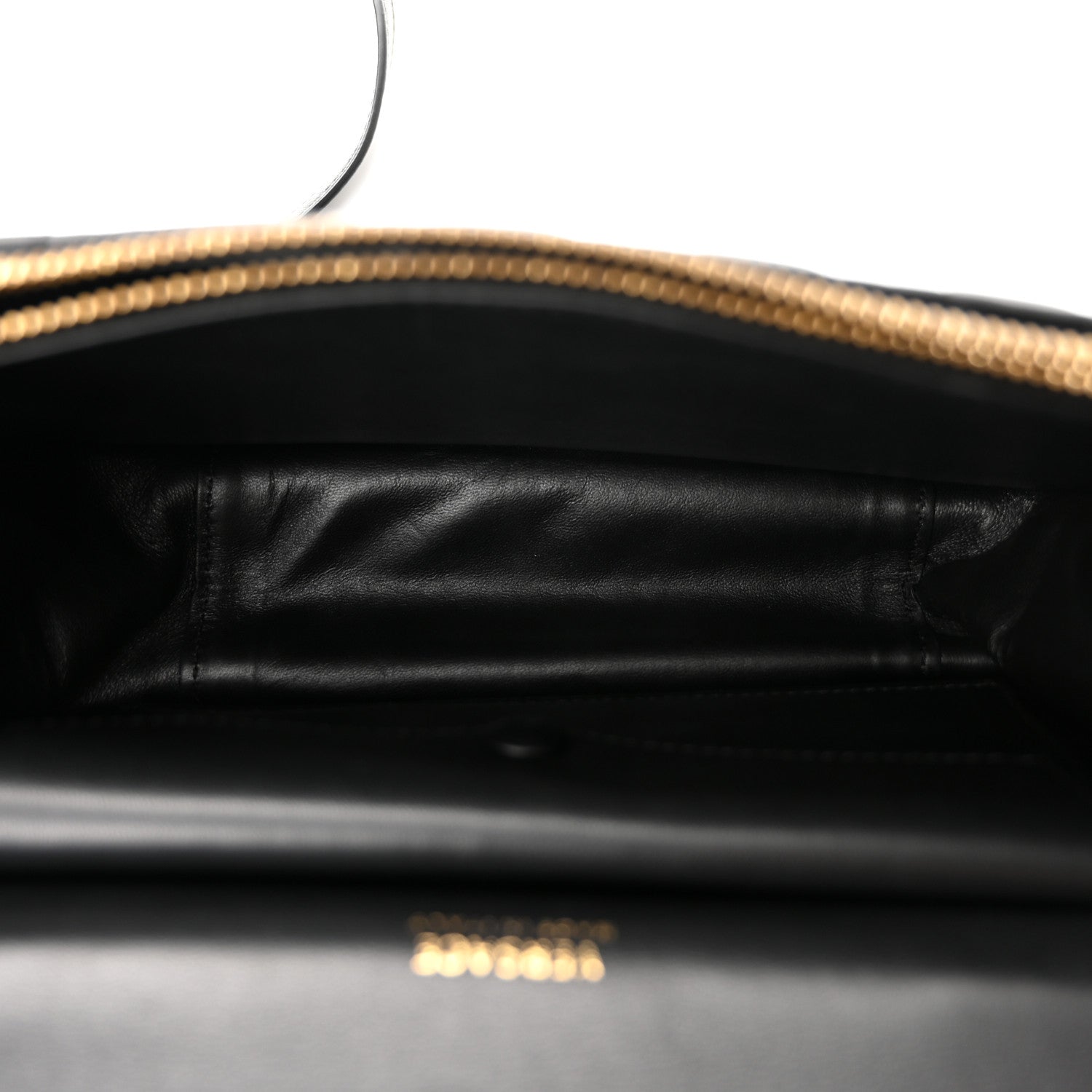 Versace Nappa Quilted Virtus Top Handle Shoulder Bag Black 5 of 10