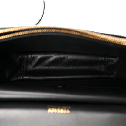 Versace Nappa Quilted Virtus Top Handle Shoulder Bag Black 5 of 10