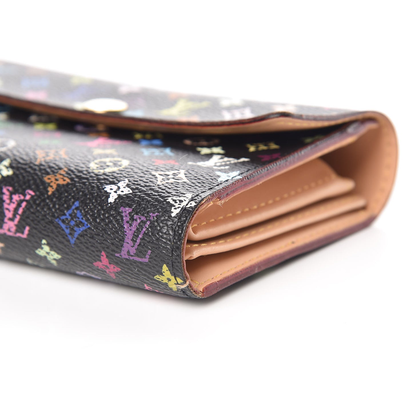 Monogram Multicolor Alexandra Wallet Black