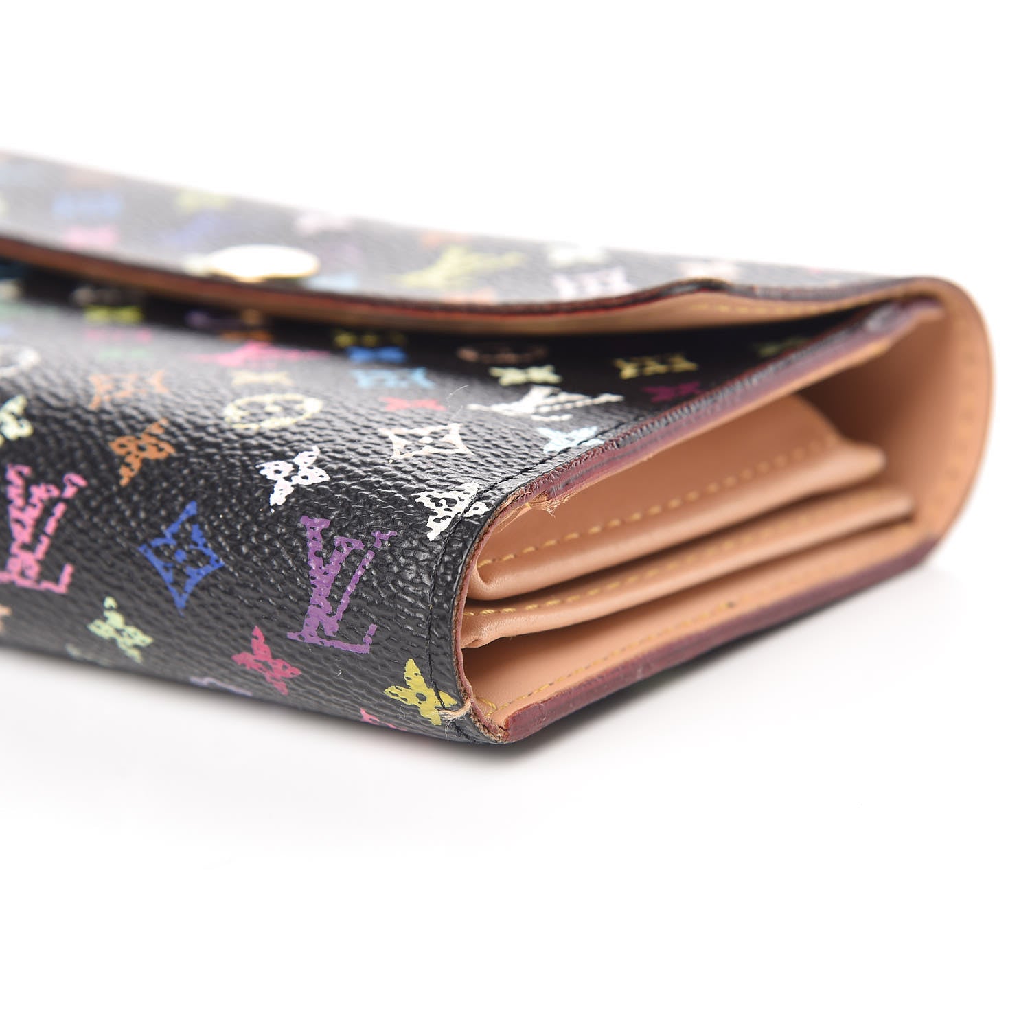Louis Vuitton Monogram Multicolor Alexandra Wallet Black 8 of 12