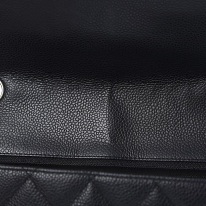 Chanel Caviar Quilted Jumbo Single Flap Black 11 of 12