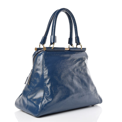 Saint Laurent Patent Medium Majorelle Blue 4 of 13
