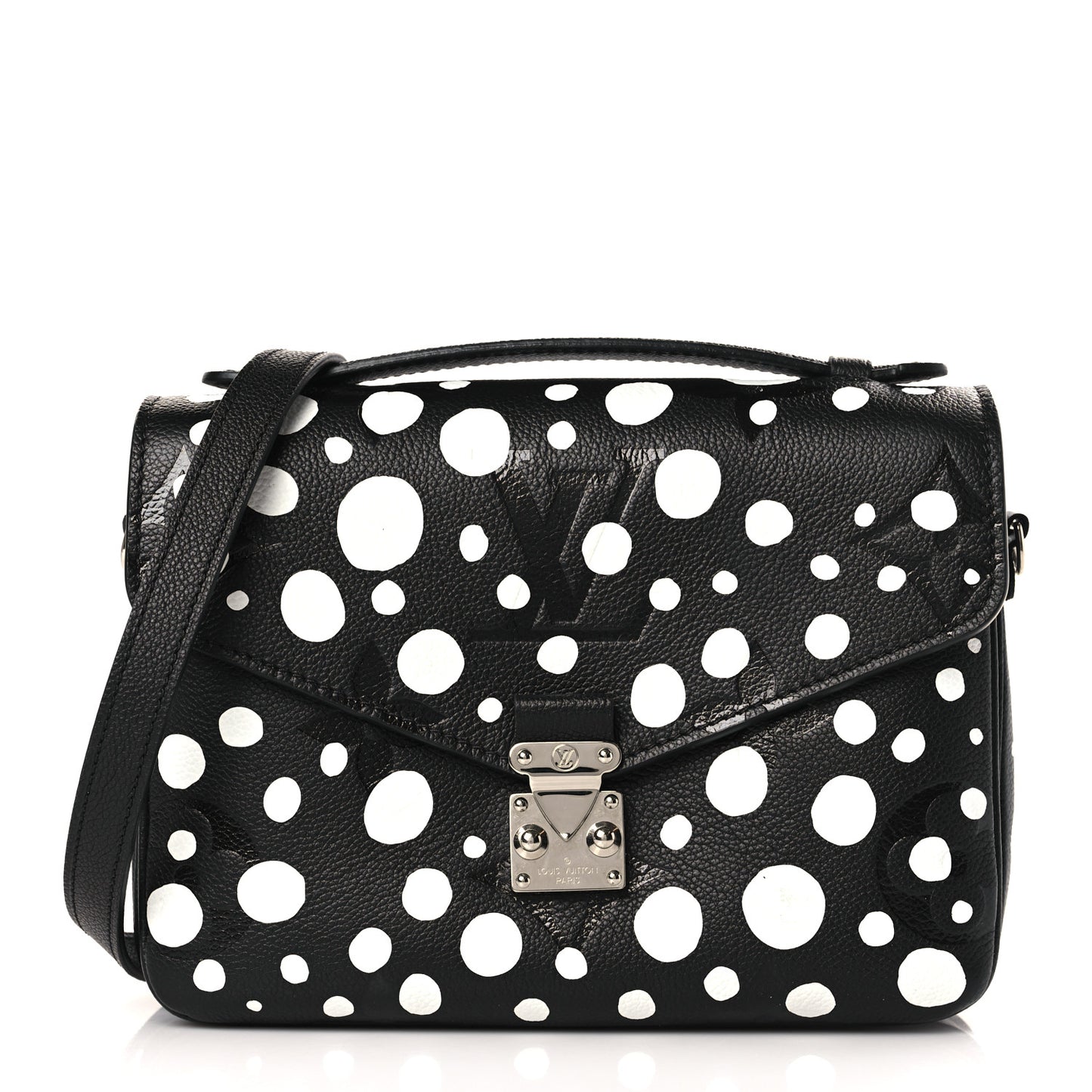 LV x YK Empreinte Monogram Giant Pochette Metis Black