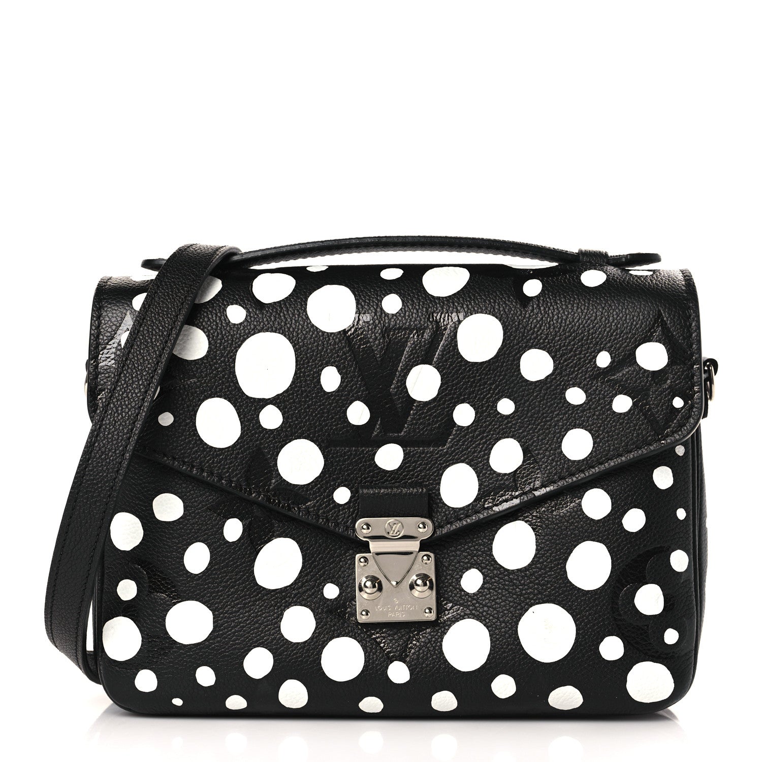Louis Vuitton LV x YK Empreinte Monogram Giant Pochette Metis Black 1 of 10