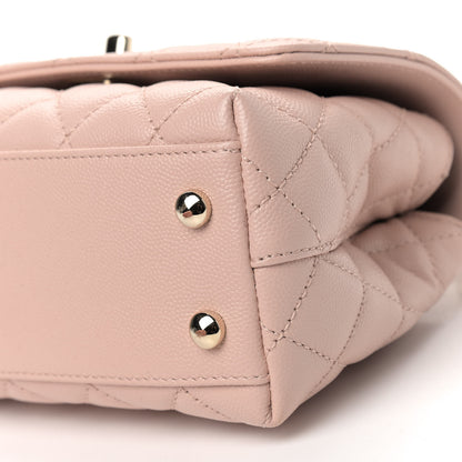 Chanel Caviar Quilted Extra Mini Coco Handle Flap Light Pink 6 of 8