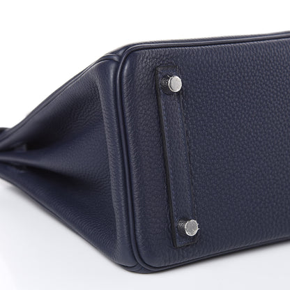 Hermes Togo Birkin 25 Bleu Nuit 28 of 31