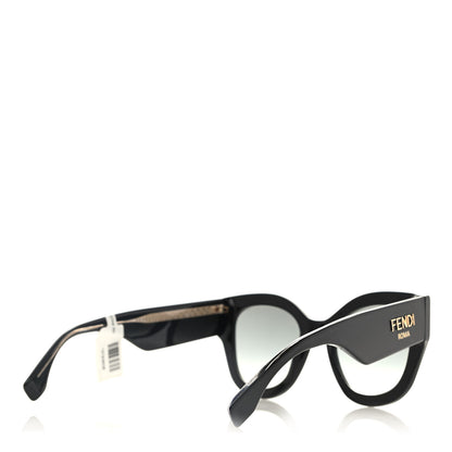 Fendi Acetate Cat Eye Sunglasses FF0452 Black 4 of 8
