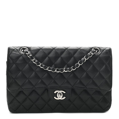 Chanel Caviar Quilted Medium Double Flap Black 1 of 8