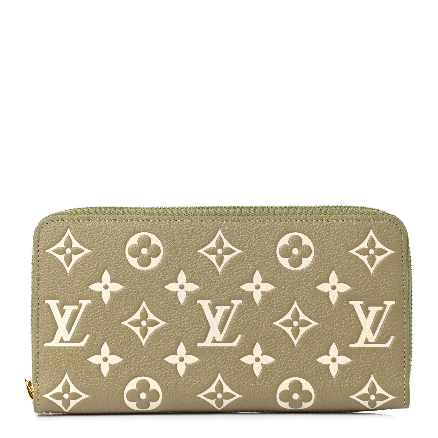 Louis Vuitton Empreinte Monogram Spring in the City Zippy Wallet Kaki Beige Cream 1 of 6