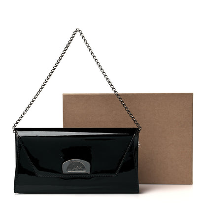 Christian Louboutin Patent Vero Dodat Clutch Black 11 of 11