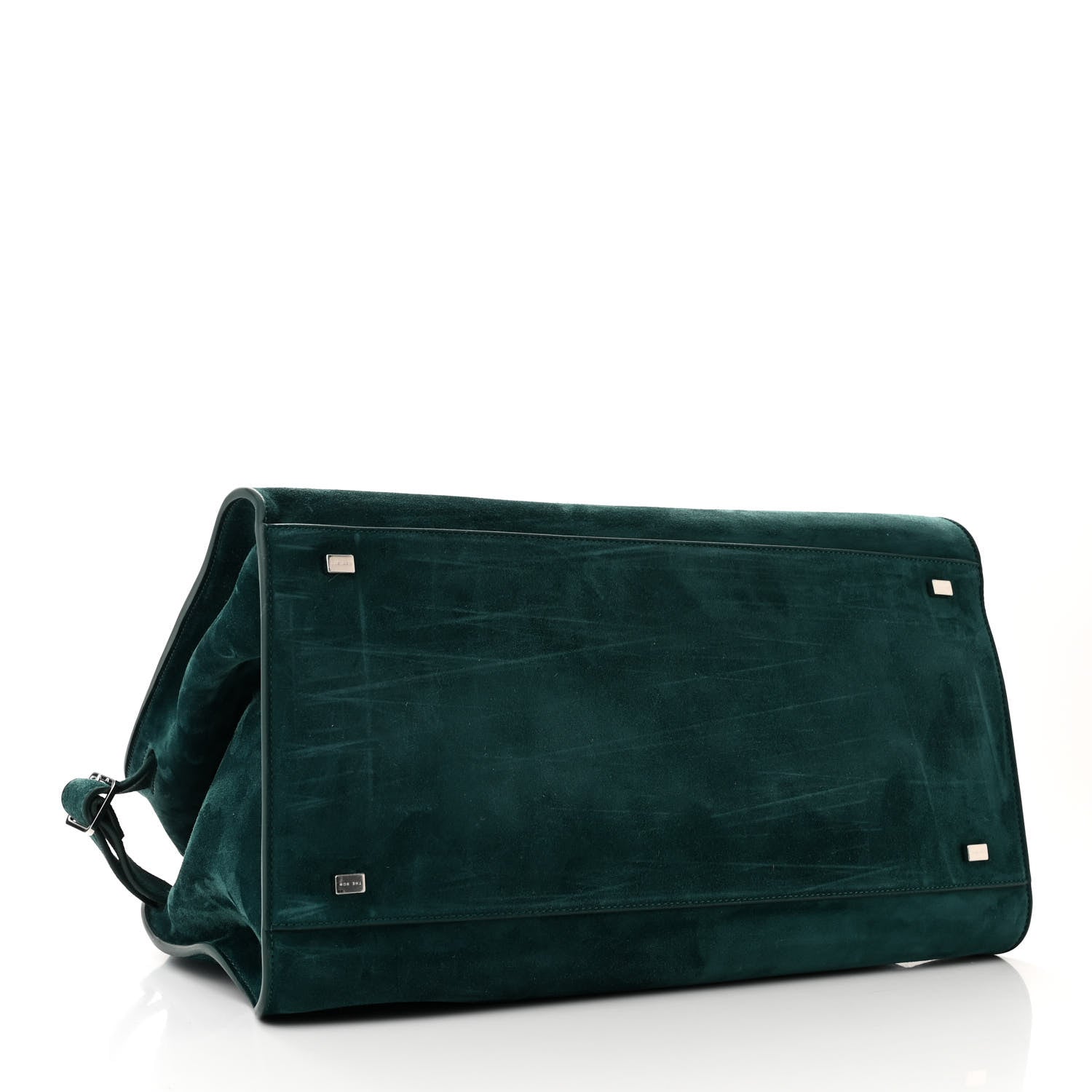 The Row Suede Soft Margaux 15 Teal Green 4 of 9