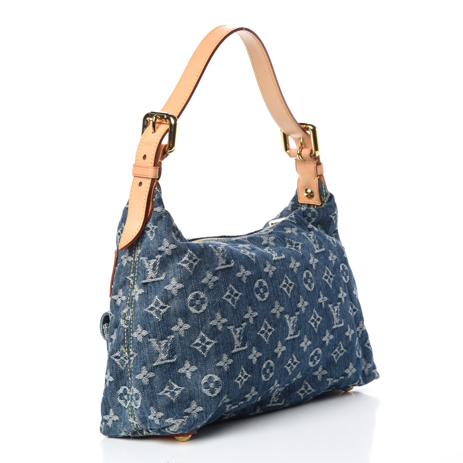 Louis Vuitton Monogram Denim Baggy PM Blue 3 of 9