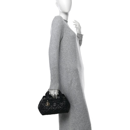 Christian Dior Calfskin Macrocannage Small Toujours Black 2 of 14