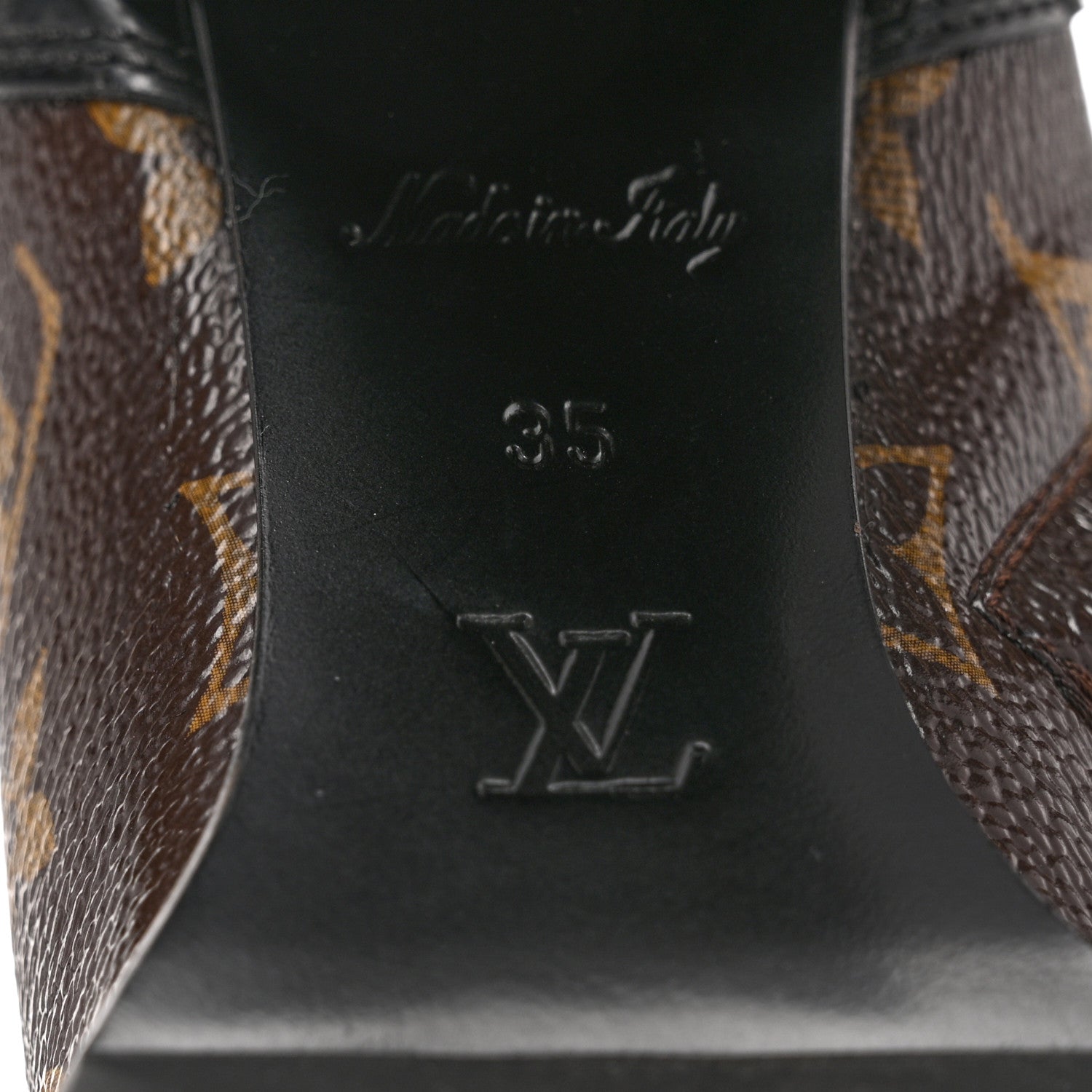 Louis Vuitton Patent Calfskin Monogram Star Trail Ankle Boots 35 Black 7 of 12