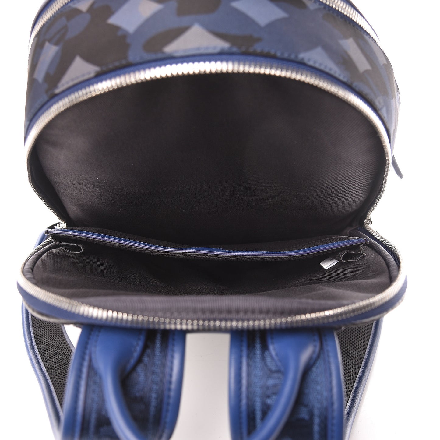 Nylon Camo Dieter Medium Backpack Estate Blue