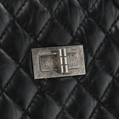 Chanel Aged Calfskin Reissue 2.55 Small Tote Black 12 of 14