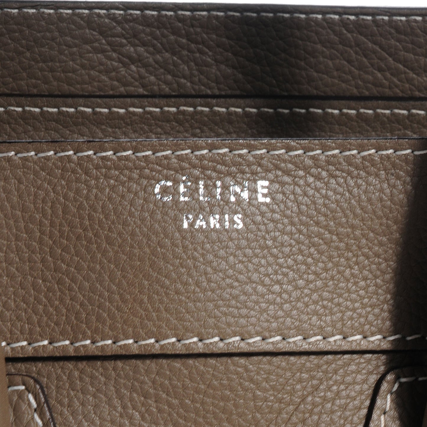 Drummed Calfskin Micro Luggage Souris