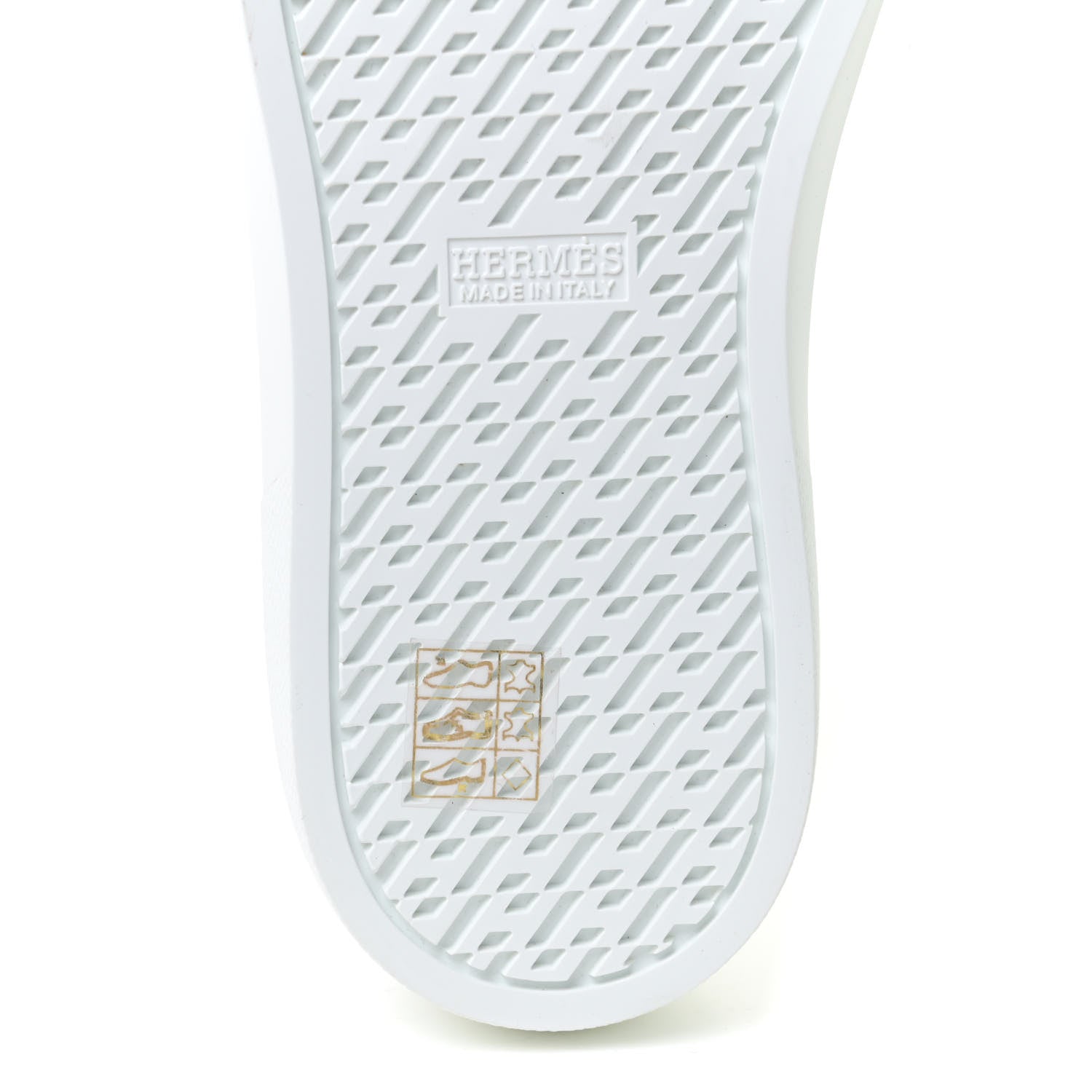 Hermes Calfskin Womens Advantage Sneakers 39 White 8 of 10