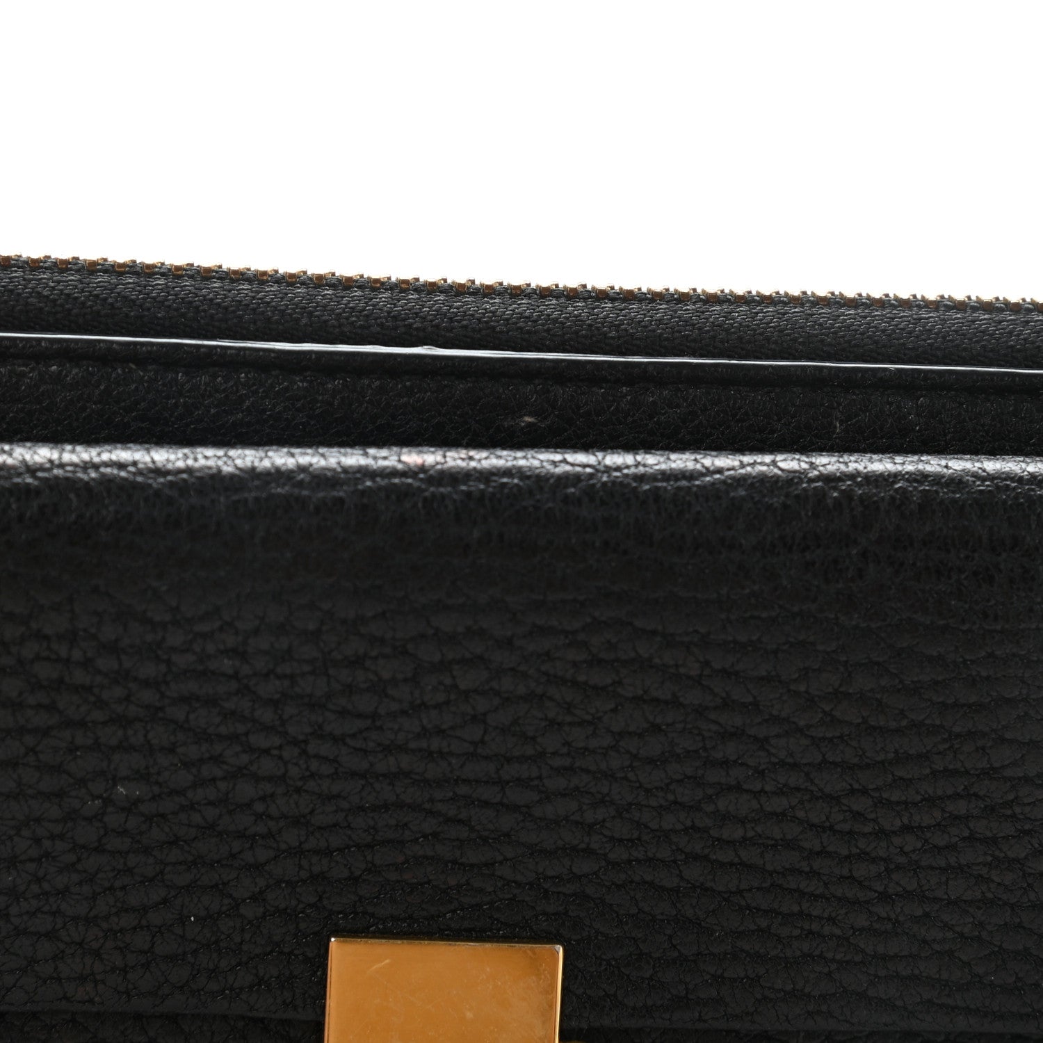 Chloe Grained Lambskin Drew Long Wallet with Flap Black 17 of 19