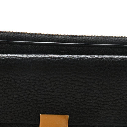 Chloe Grained Lambskin Drew Long Wallet with Flap Black 17 of 19