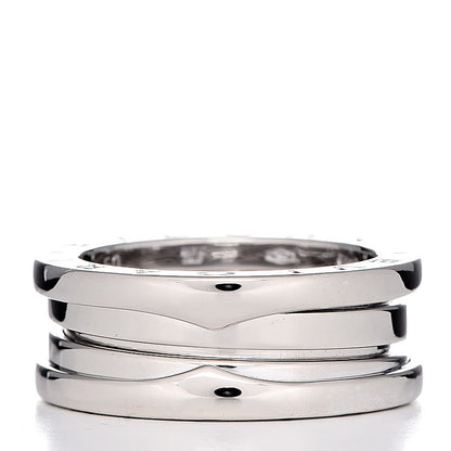 Bulgari 18K White Gold B.Zero1 Two-Band Ring 50 5.25 4 of 7