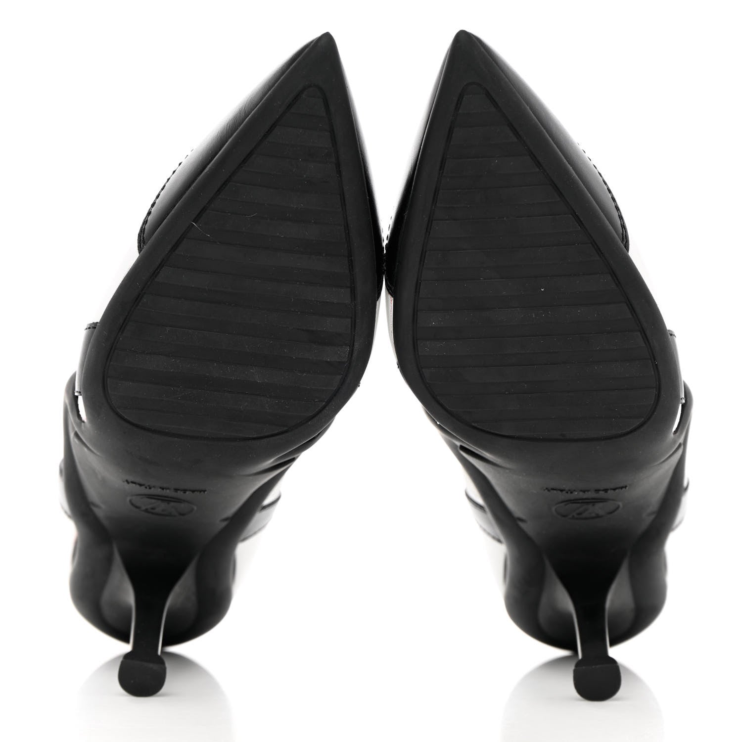 Louis Vuitton Lambskin Archlight Pumps 37 Black White 5 of 14