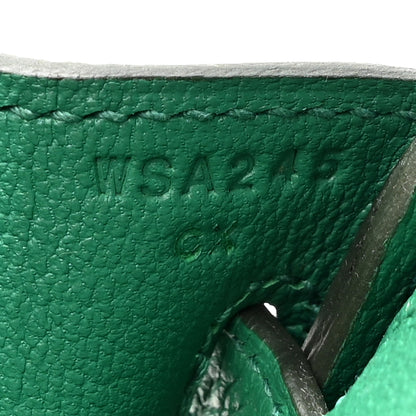 Hermes Togo Birkin 25 Vert Vertigo 7 of 13