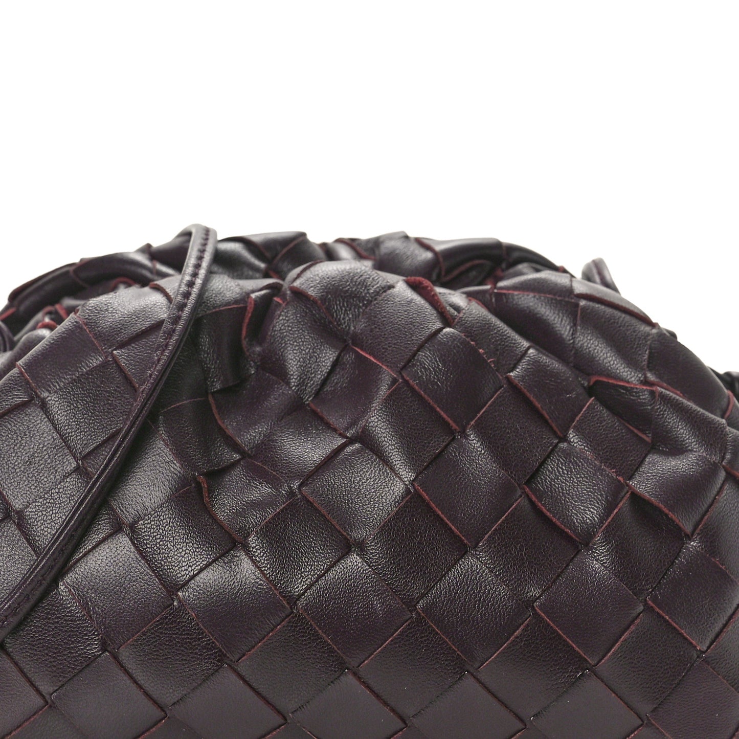 Nappa Intrecciato The Mini Pouch Grape