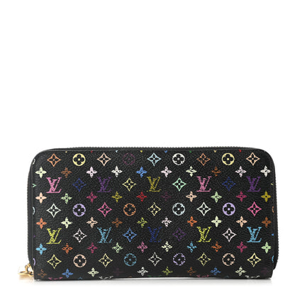 Louis Vuitton Monogram Multicolor Zippy Wallet Black Grenade 1 of 16