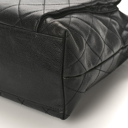 Chanel Caviar Quilted Flap Shoulder Bag Black 9 of 10