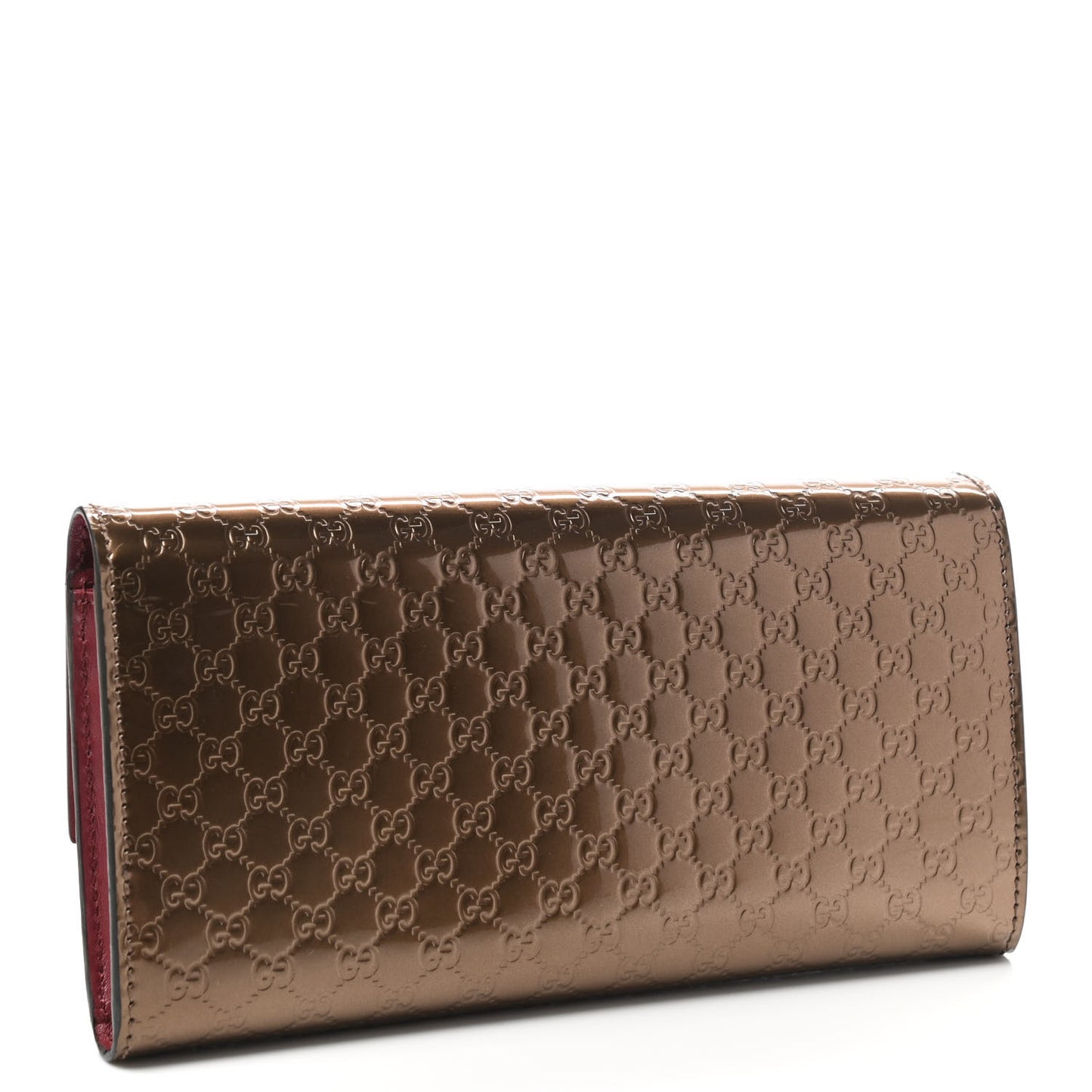 Shine Microguccissima Candy Continental Wallet Bronze