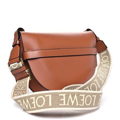 Loewe Calfskin Jacquard Small Gate Dual Bag Tan 3 of 12