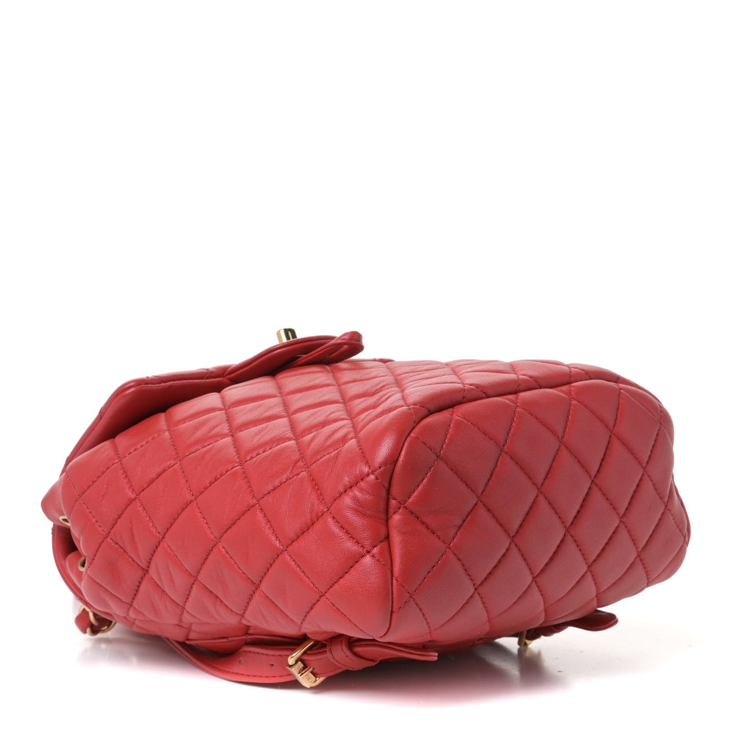 Lambskin Quilted Mini Urban Spirit Backpack Red