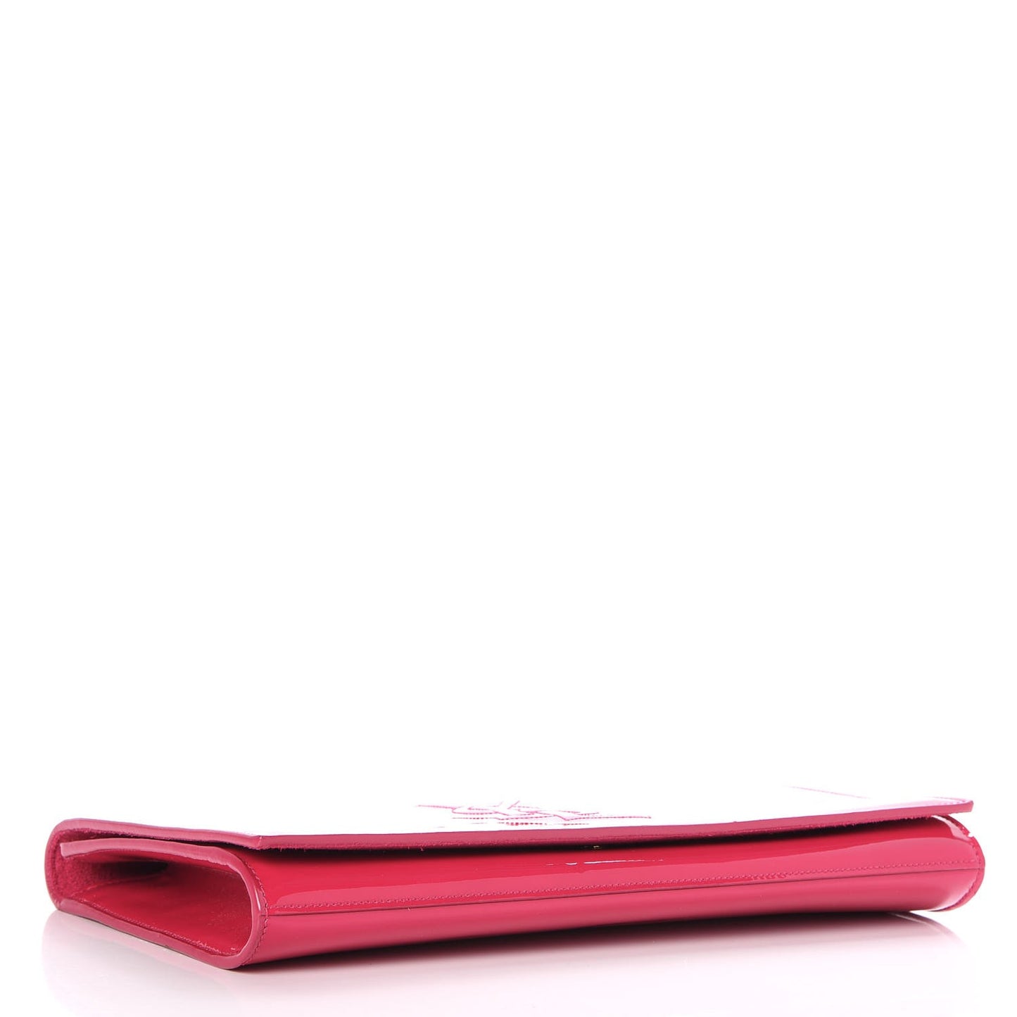 Patent Large Belle De Jour Clutch Fuchsia