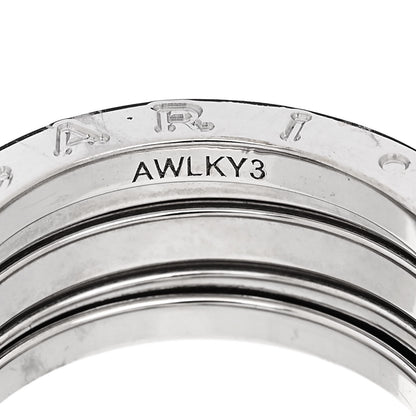 Bulgari 18K White Gold B.Zero1 Three-Band Ring 53 6.5 5 of 5