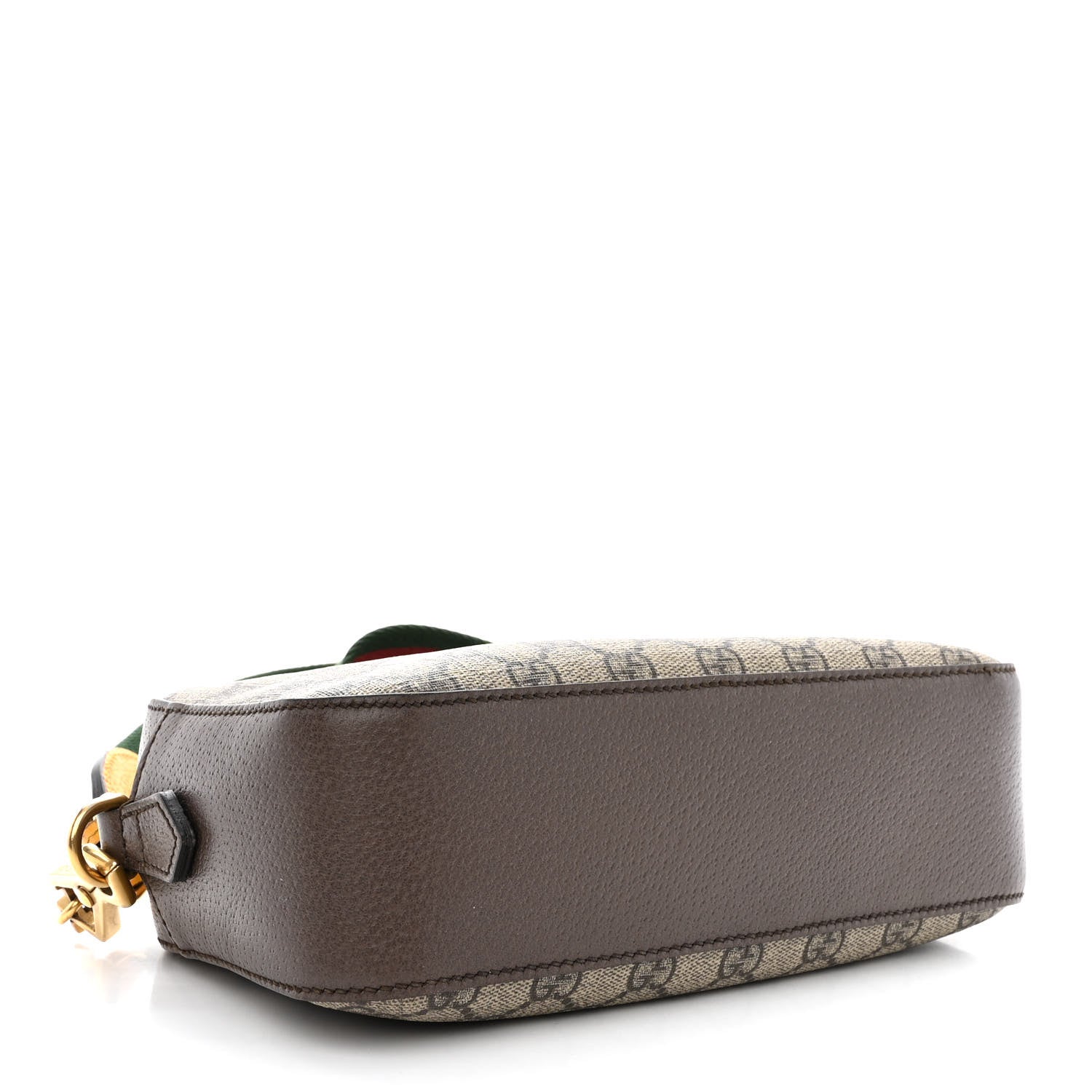 Gucci GG Supreme Monogram Web Neo Vintage Shoulder Bag Beige New Acero Crop 4 of 14