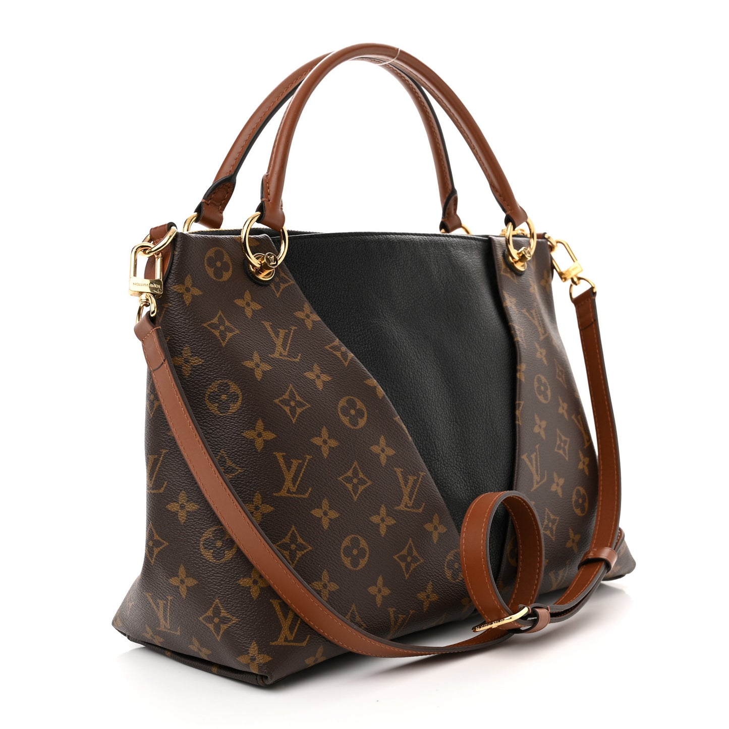 Monogram V Tote MM Black