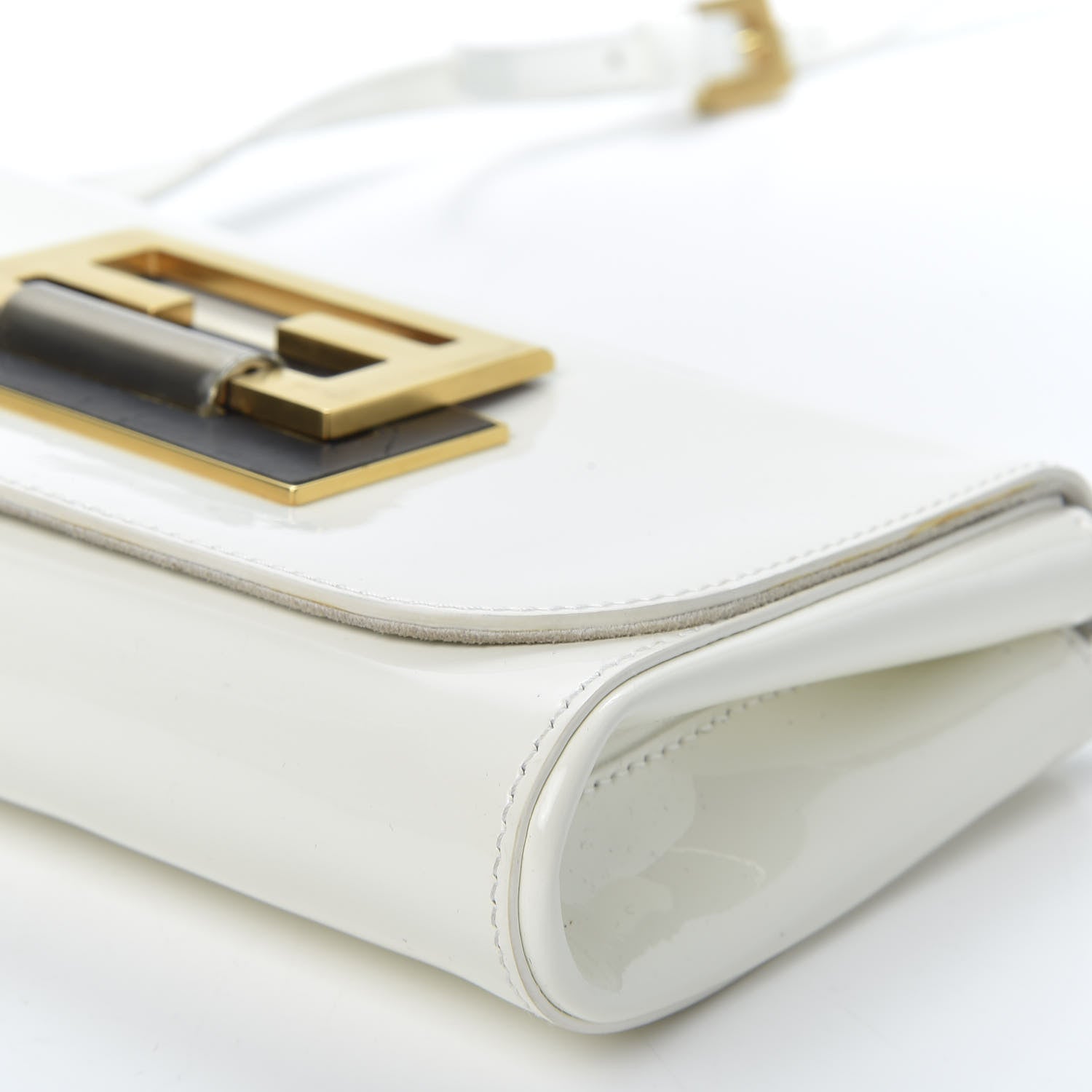 Fendi Patent Crossbody White 6 of 10