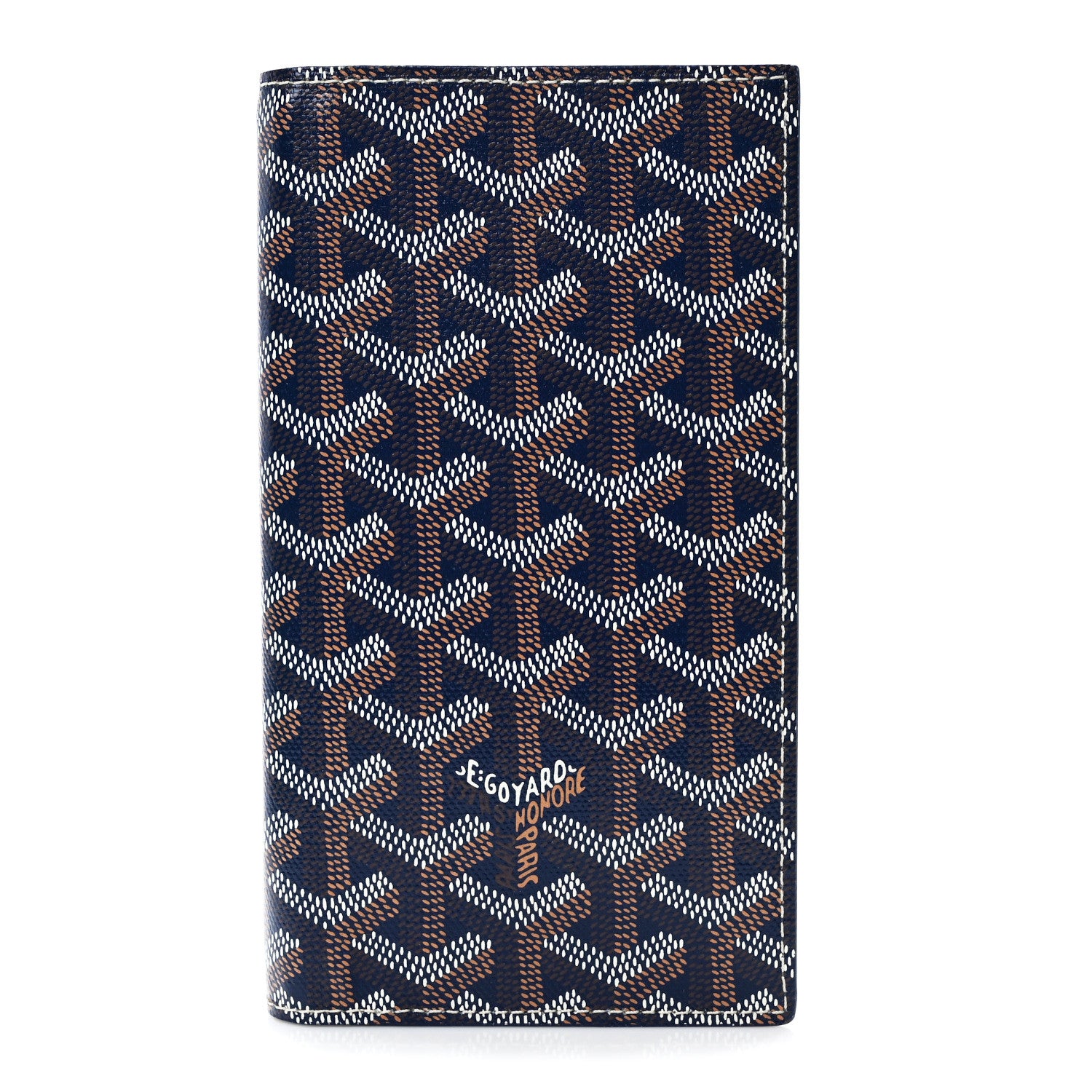 Goyard Goyardine Saint Roch Wallet Navy 1 of 7