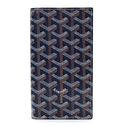 Goyard Goyardine Saint Roch Wallet Navy 1 of 7
