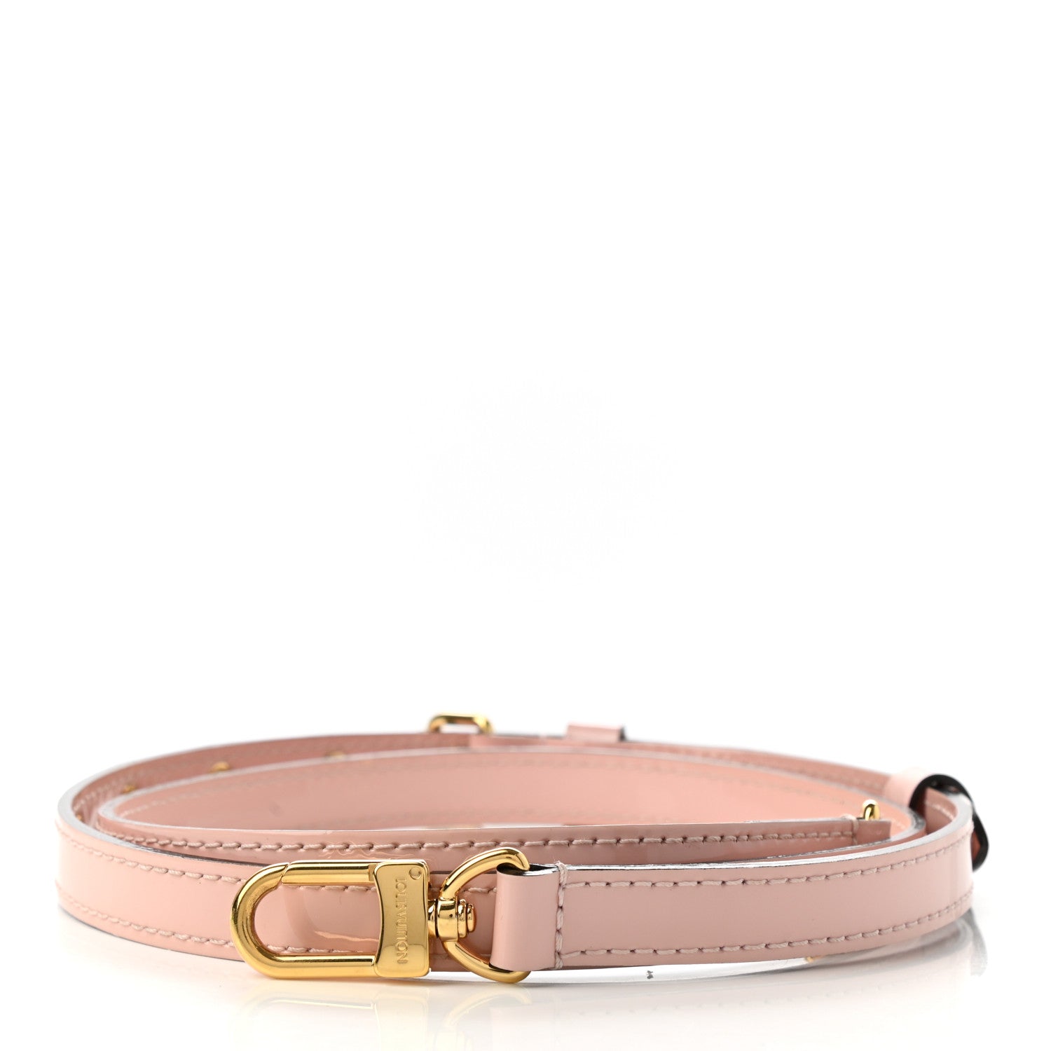 Louis Vuitton Patent 16mm Adjustable Shoulder Strap Rose Ballerine 2 of 3