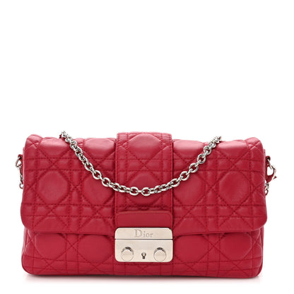 Christian Dior Lambskin Cannage Miss Dior Promenade Pouch Fuchsia 1 of 10