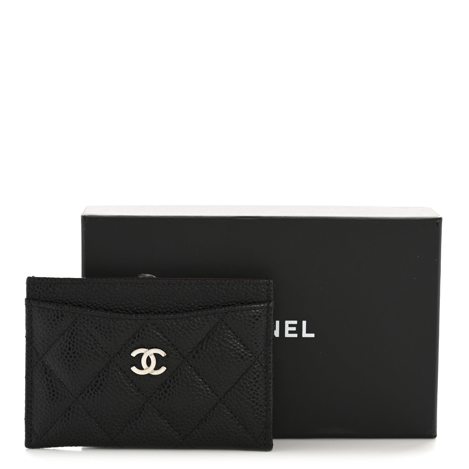 Chanel Caviar Quilted Card Holder Black 11 of 11