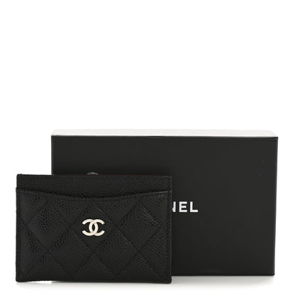 Chanel Caviar Quilted Card Holder Black 11 of 11