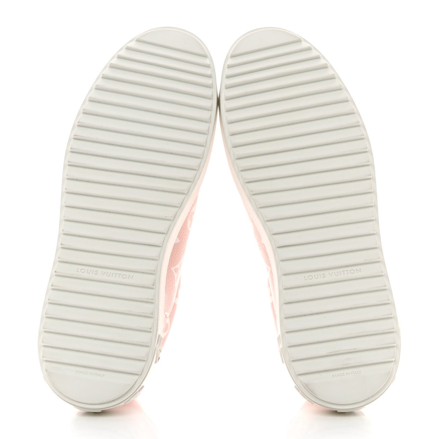 Monogram Giant Time Out Sneakers 38.5 Rose Rouge
